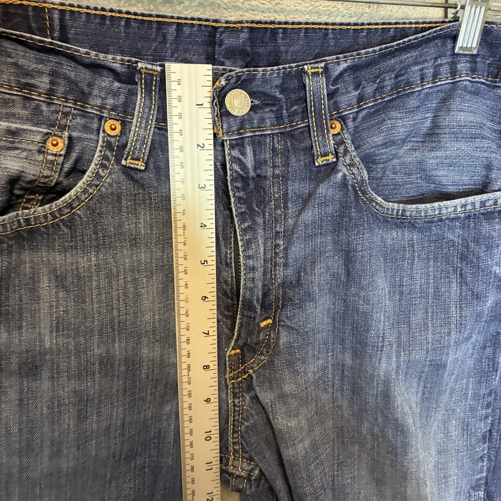 Levis 514 Men Modern Straight Jean 34x29* Dark Wash Mid Rise Classic Casual - Picture 7 of 10
